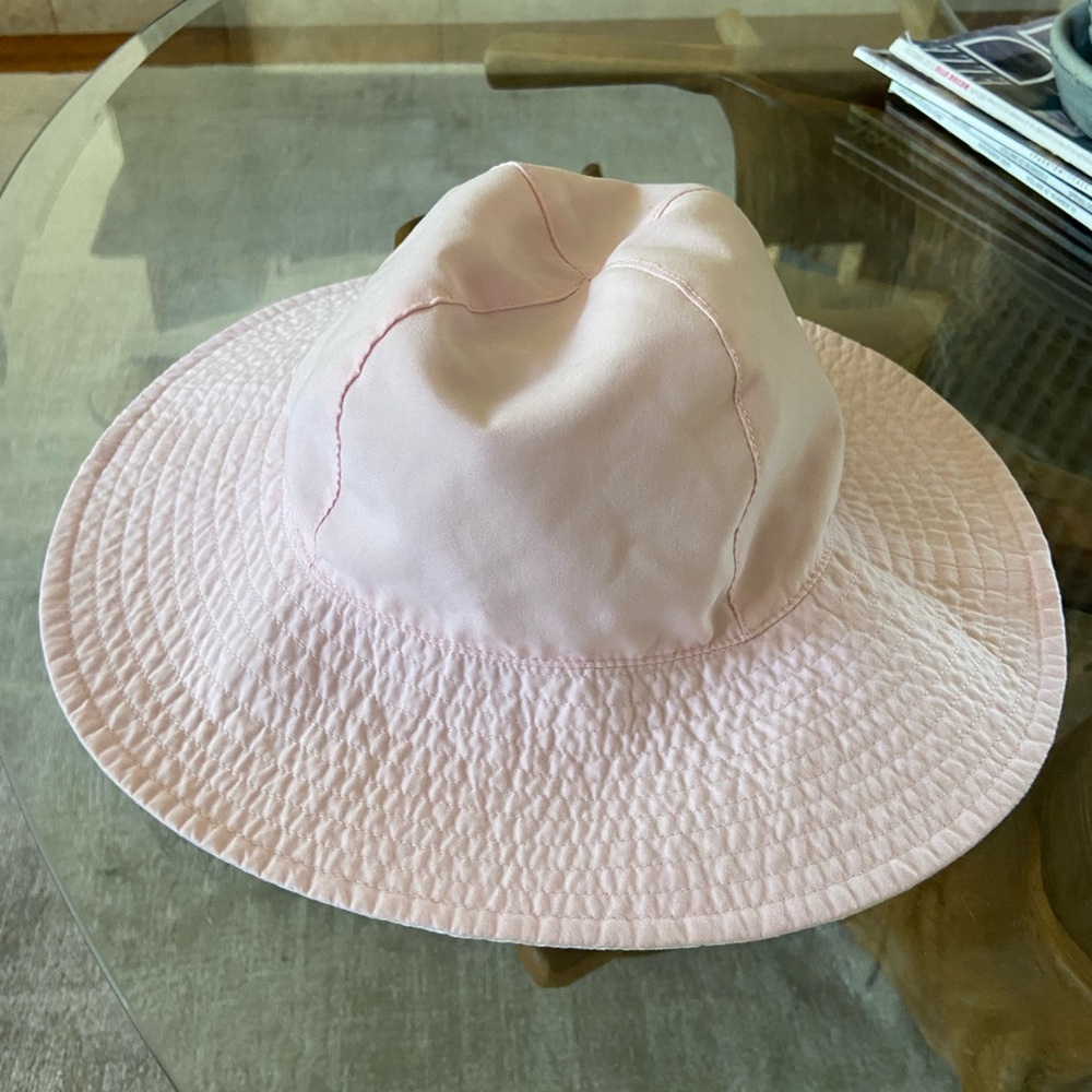 Free with Purchase! Light Pink / White Reversible Sun Hat